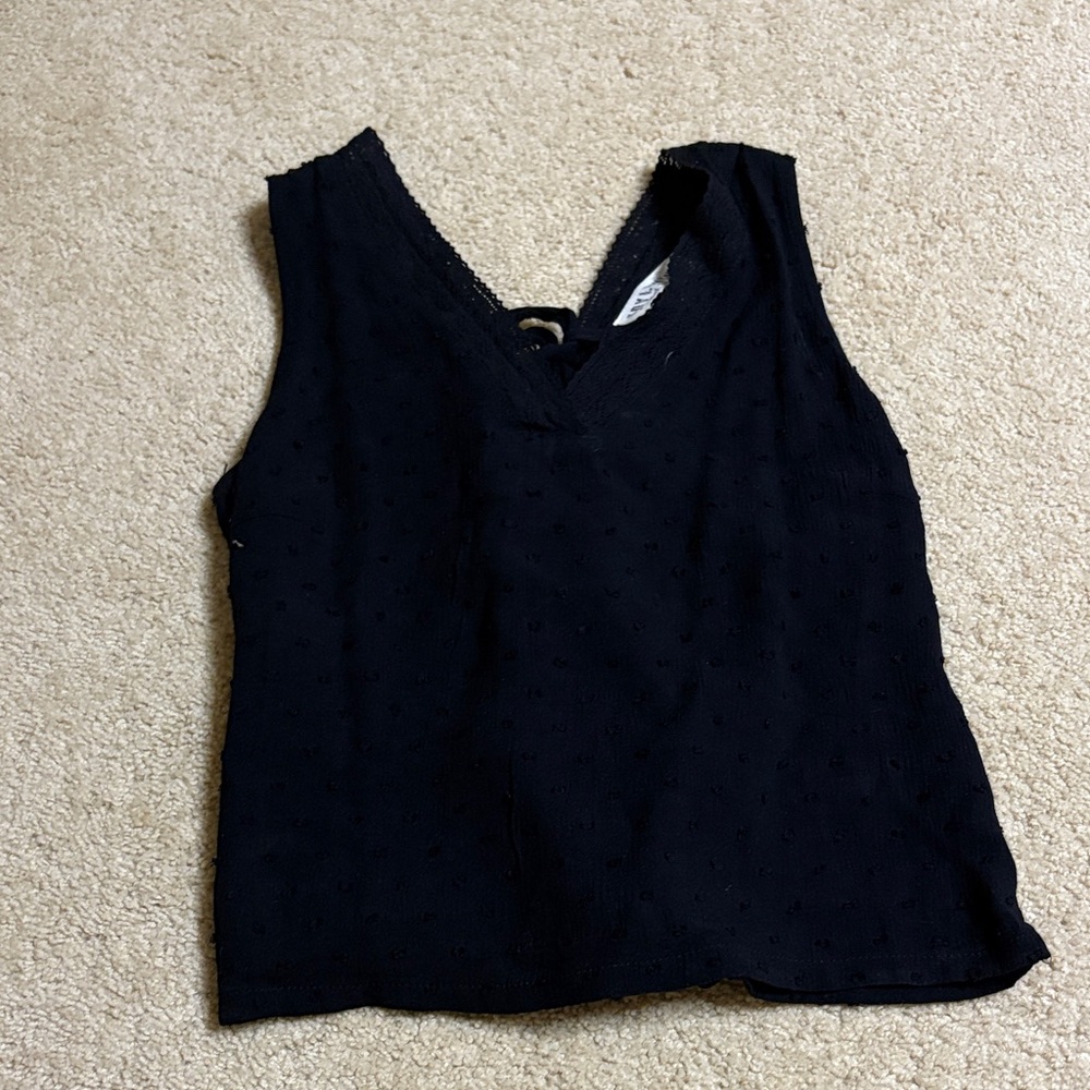 Elegant Black Tank Top